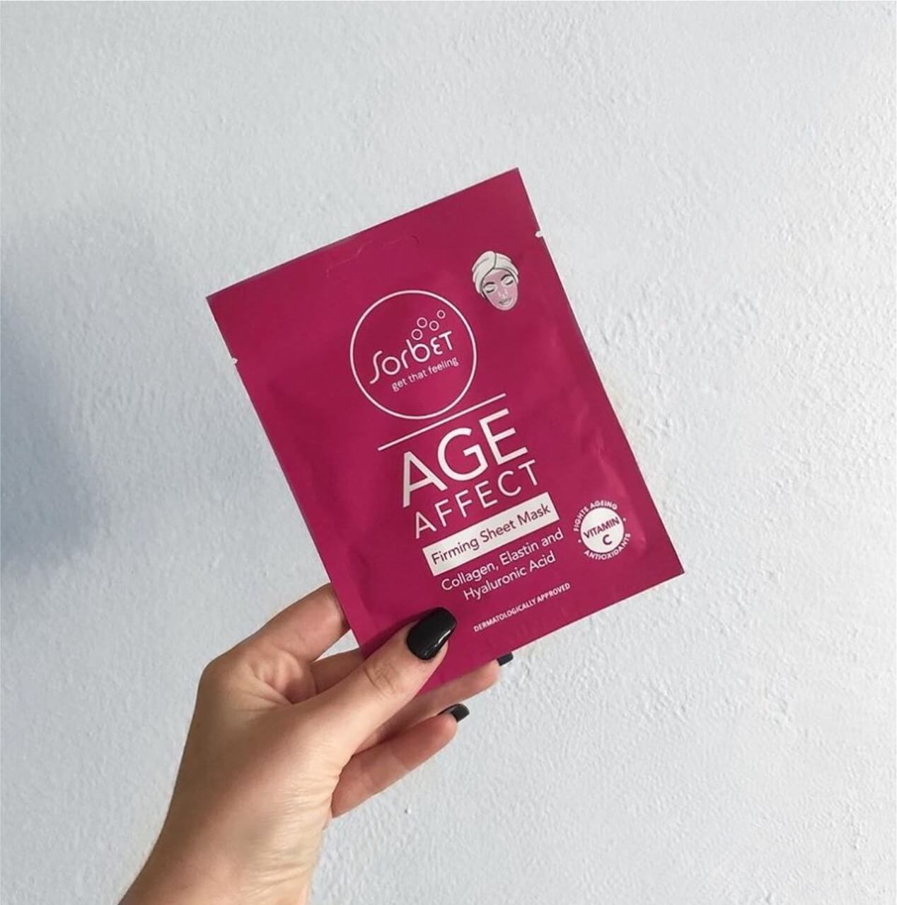 Sorbet Age Affect Firming Sheet Mask packet