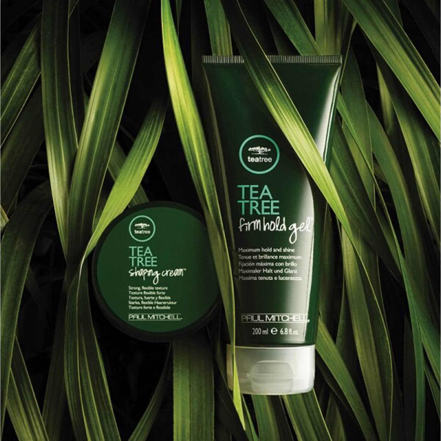 Paul Mitchell Tea Tree Firm Hold Gel and Shaping Cream hair styling products