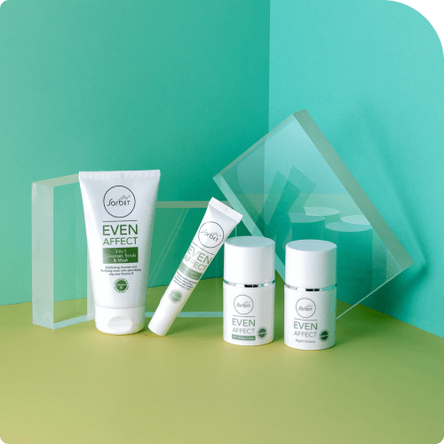 Sorbet even effect product range